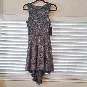 City Studio Silver Sleeveless Dress, Size: 3 Junior, NWT